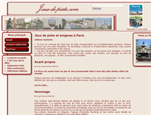 Tablet Screenshot of jeux-de-piste.com